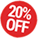 20% off