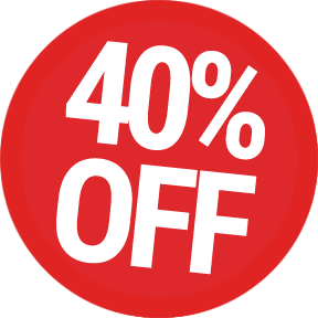 40% off